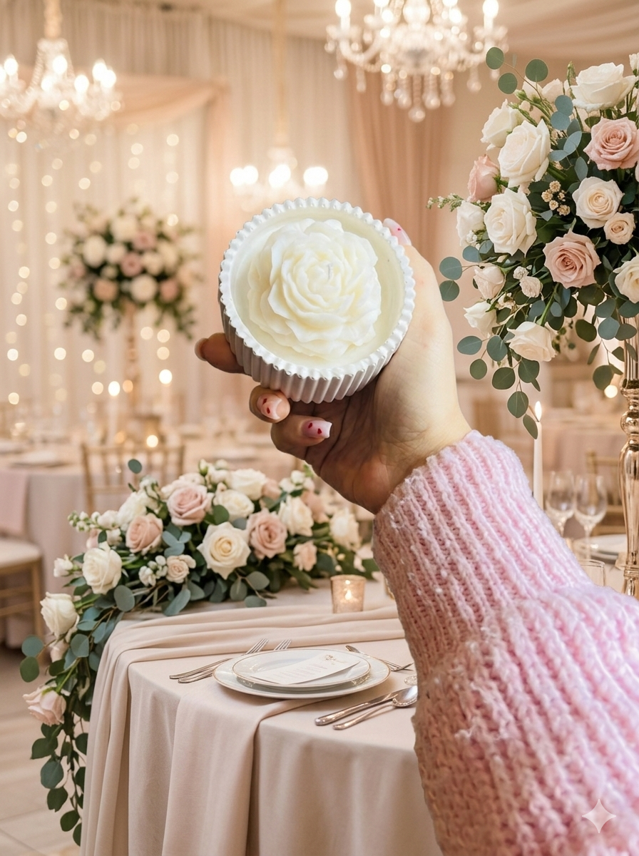 Candele in contenitore