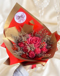 Bouquet rose senza scatola