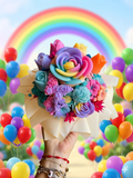 Bouquet raimbow