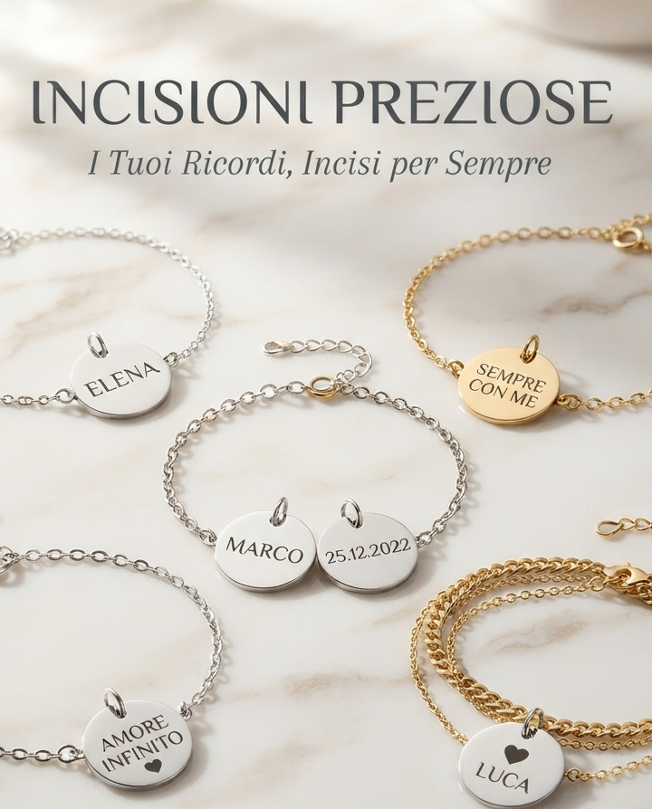 Bracciale con incisione