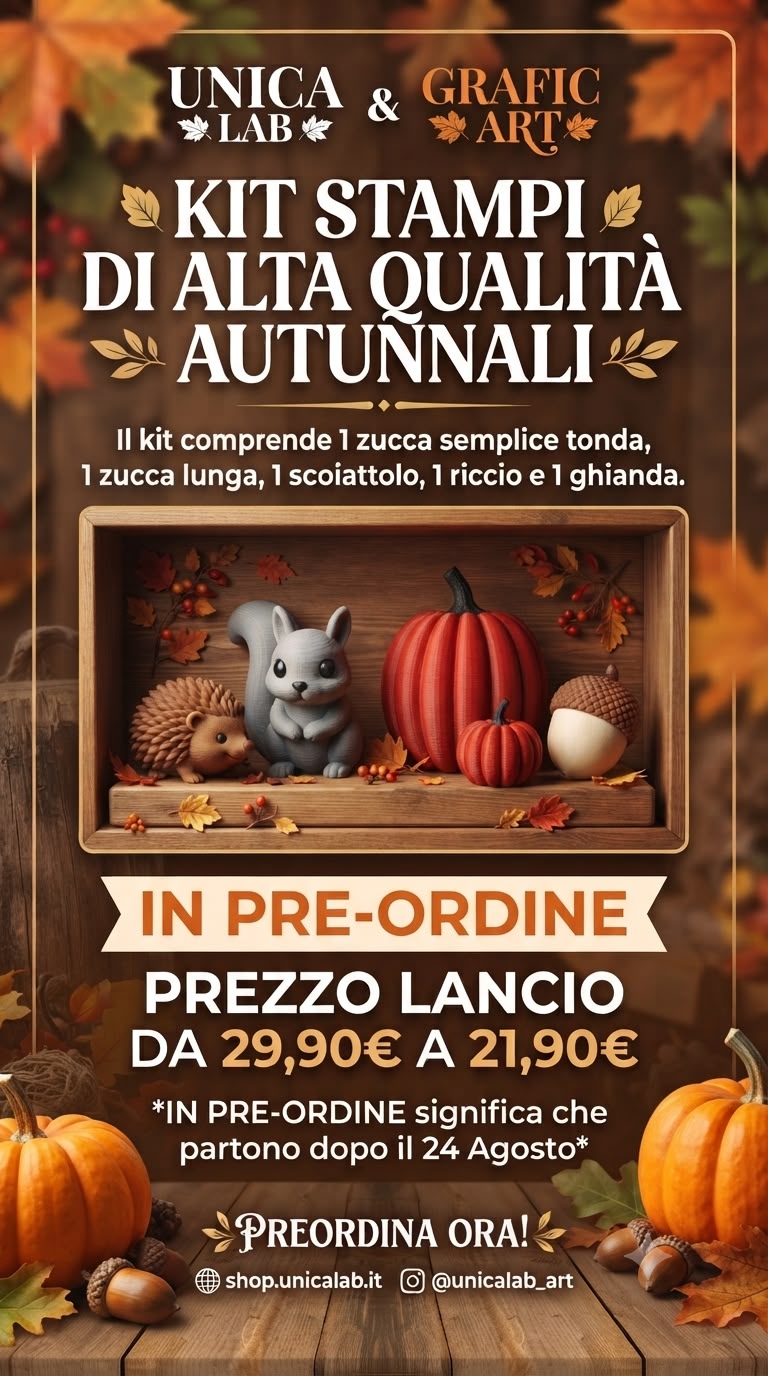 Kit stampi autunnali in call. Grafic art